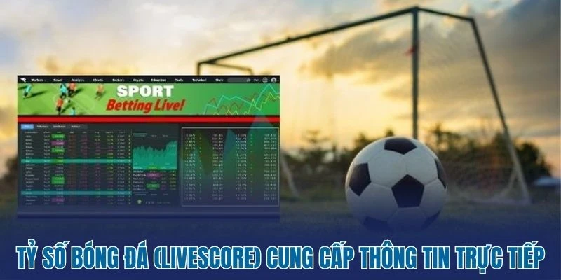 Livescore - Tỷ Số Bóng Đá Trực Tiếp 60 Tỷ số bóng đá (livescore) cung cấp thông tin trực tiếp
